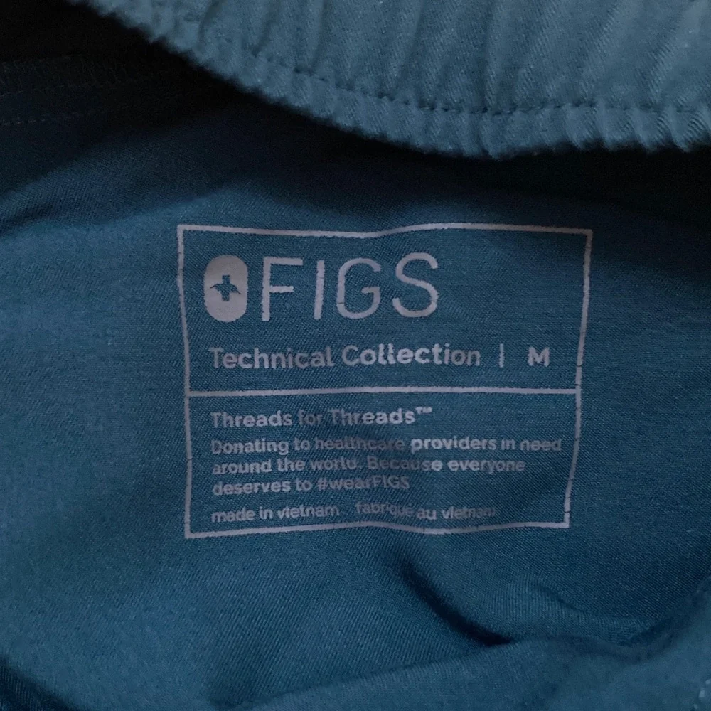 Figs Teal Tansen Jogger Scrub Pants